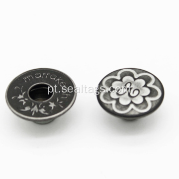 Fancy Alloy Jeans Button para roupas de ganga